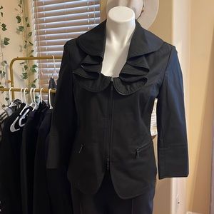 Lafayette 148 Blazer size 8 color black